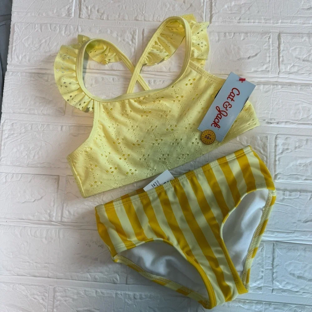 Cat & Jack Yellow Kids Swim Set